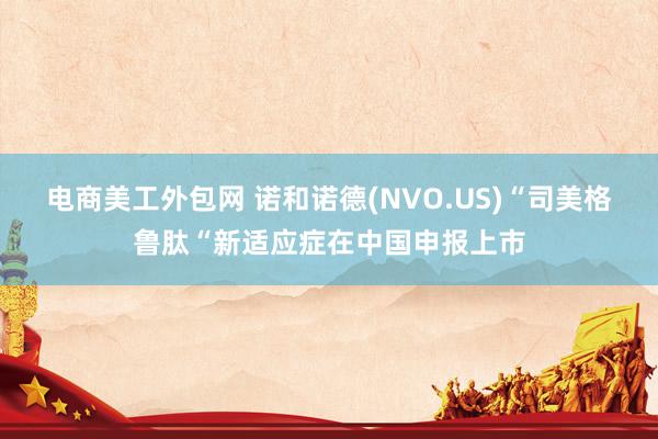 电商美工外包网 诺和诺德(NVO.US)“司美格鲁肽“新适应症在中国申报上市